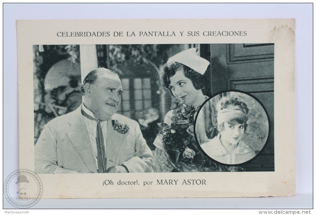 Old Trading Card/ Chromo Topic/ Theme Cinema/ Movie - Spanish Advertising - Mary Astor Actress - Otros & Sin Clasificación