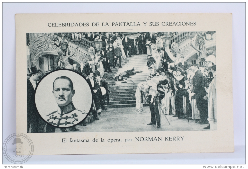 Old Trading Card/ Chromo Topic/ Theme Cinema/ Movie - Spanish Advertising - Norman Kerry Actor - Otros & Sin Clasificación