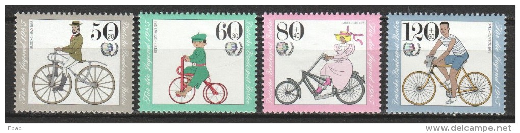 Germany Berlin 1985 Mi 735-738 MNH BICYCLE - Vélo