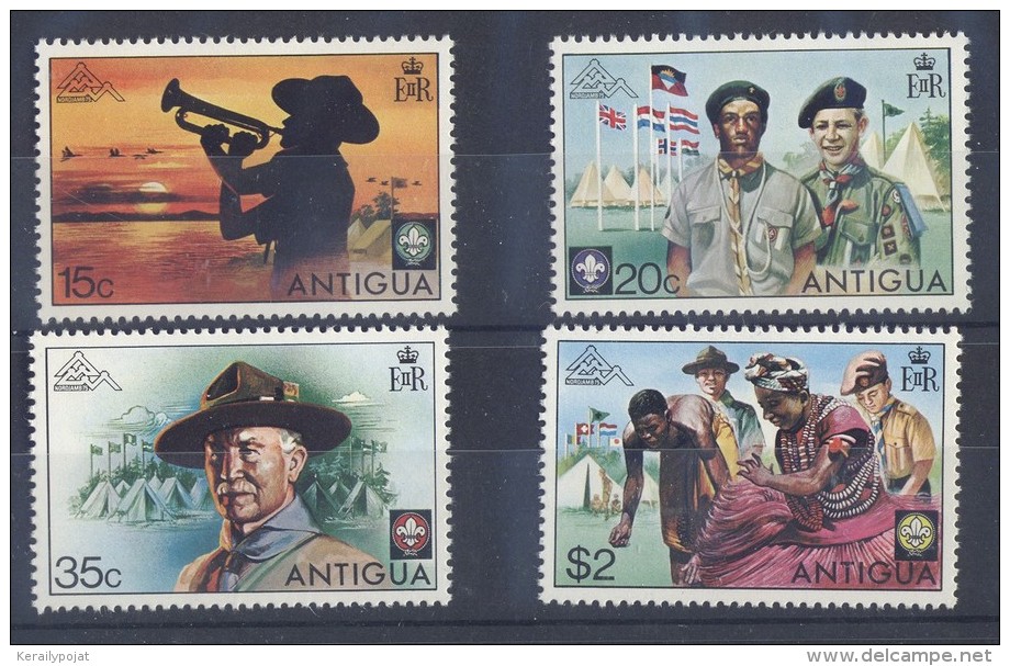 Antigua - 1975 Scouts MNH__(TH-3658) - 1960-1981 Autonomie Interne