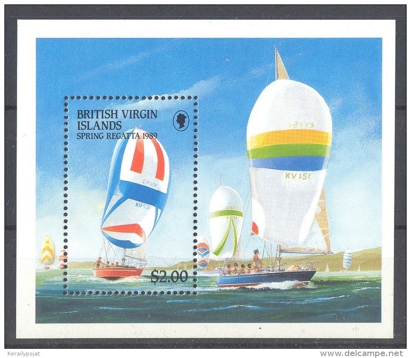 British Virgin Islands - 1989 Spring Regatta Block MNH__(TH-12233) - British Virgin Islands