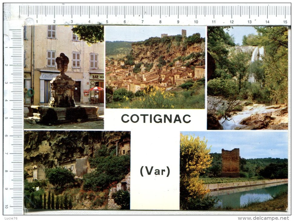 COTIGNAC  -   Souvenir  -  5 Vues - Cotignac