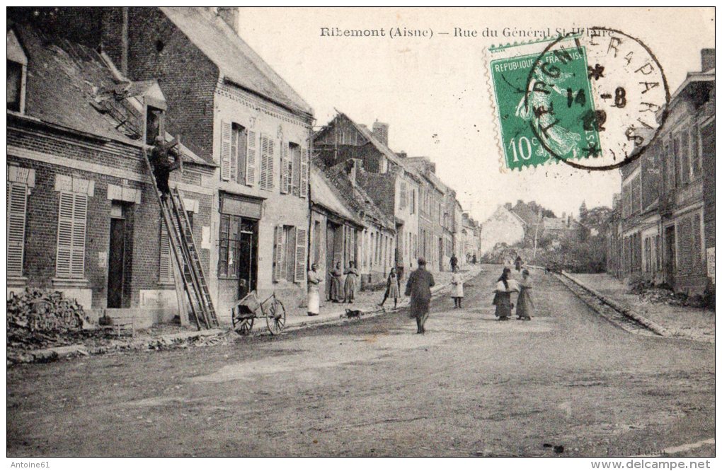 RIBEMONT --Rue Du Général  St Hilaire - Sonstige & Ohne Zuordnung