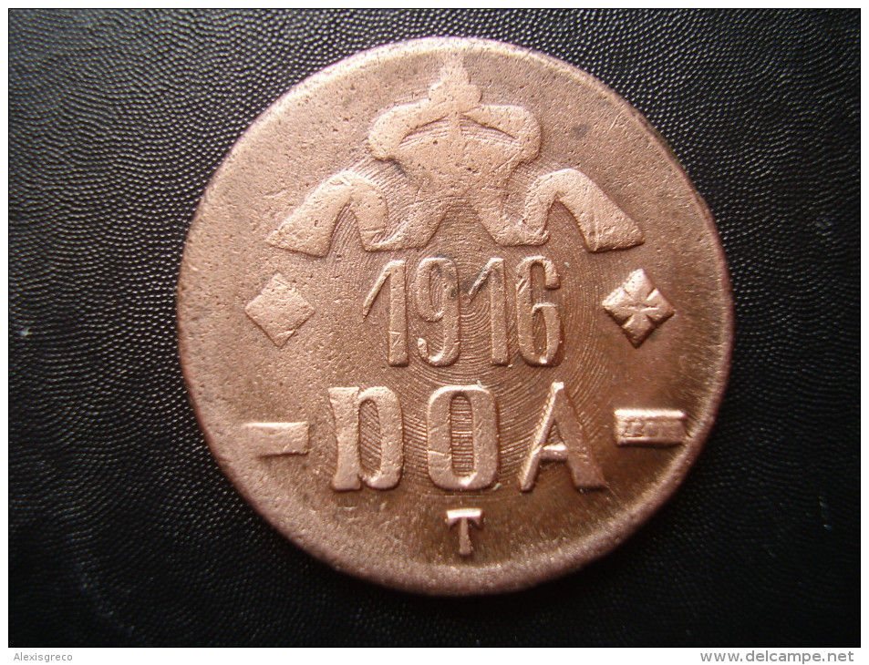 DOA  1916 EMERGENCY TABORA COINS 20 HELLER COPPER TYPE B - B . - Africa Oriental Álemana