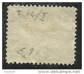 VATICANO VATIKAN VATICAN 1946 SEGNATASSE TAXES DUE TASSE TRIREGNO E CHIAVI DECUSSATE CENT. 20 CARTA GRIGIA USED - Taxes