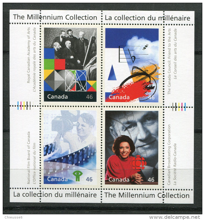 Canada ** -  Bloc 41  - La Collection Du Millénaire - Talents Canadiens -    . - Blocks & Sheetlets