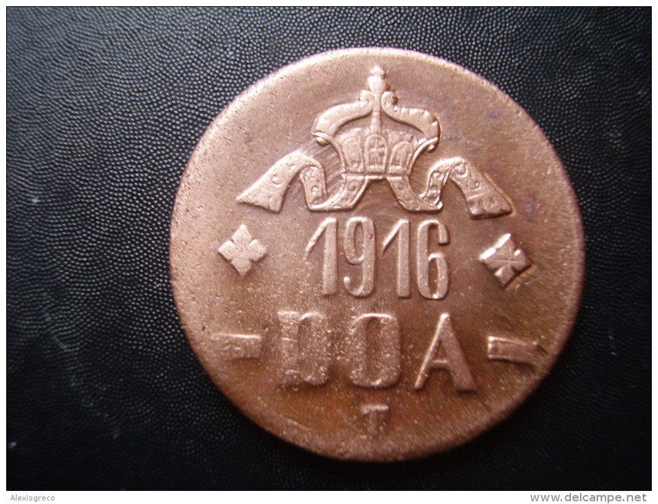 DOA  1916 EMERGENCY TABORA COINS 20 HELLER COPPER TYPE B - B . - Africa Oriental Álemana