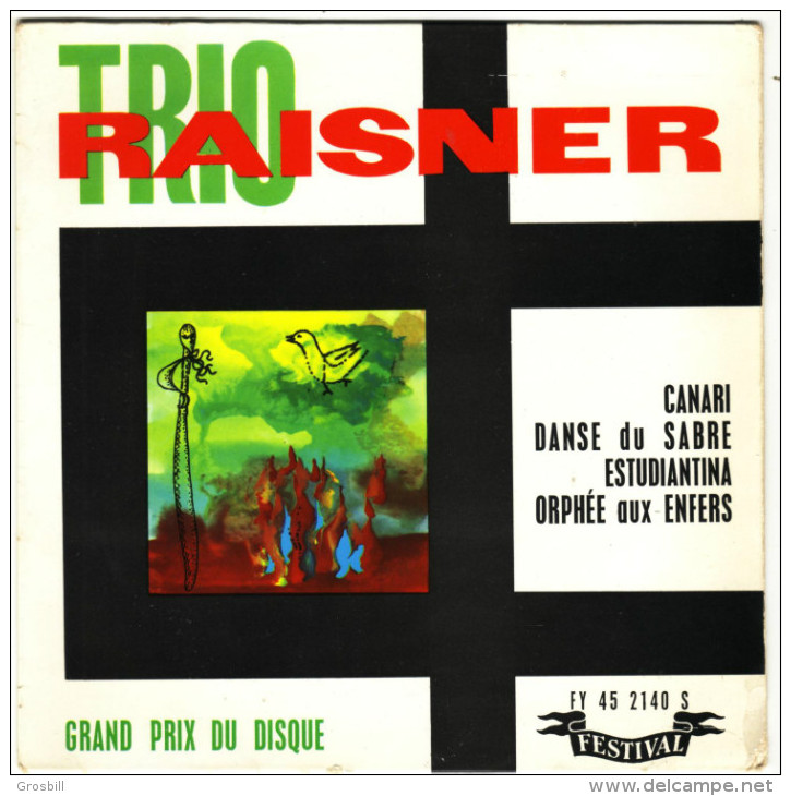 TRIO RAISNER : Canari / Danse Du Sabre / Estudiantina / Orphée Aux Enfers - Instrumental