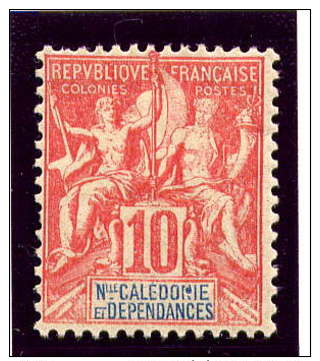 Nlle CALEDONIE - N° 60* - TYPE GROUPE - Unused Stamps