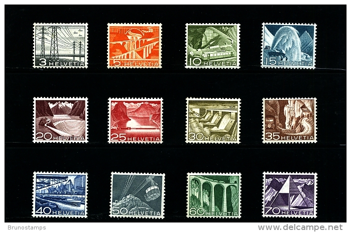 SWITZERLAND/SWEIZ - 1949  DEFINITIVE  SET   MINT NH - Neufs