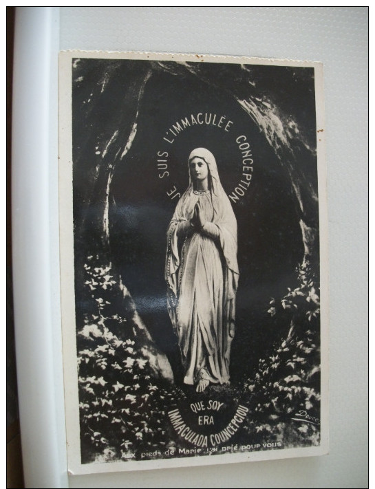 LOT E DE 100 CARTES POSTALES ANCIENNES DIFFERENTES SUR LOURDES RELIGION TOUTES SCANNEES