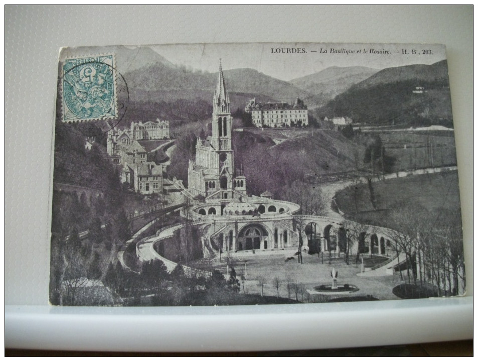 LOT E DE 100 CARTES POSTALES ANCIENNES DIFFERENTES SUR LOURDES RELIGION TOUTES SCANNEES