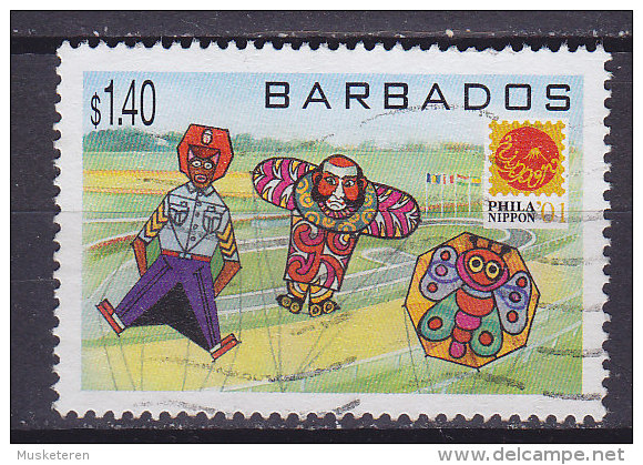 Barbados 2001 Mi. 1009     1.40 $ Internationale Briefmarkenausstellung PHILANIPPON '01 Flugdrachenmodel - Barbados (1966-...)