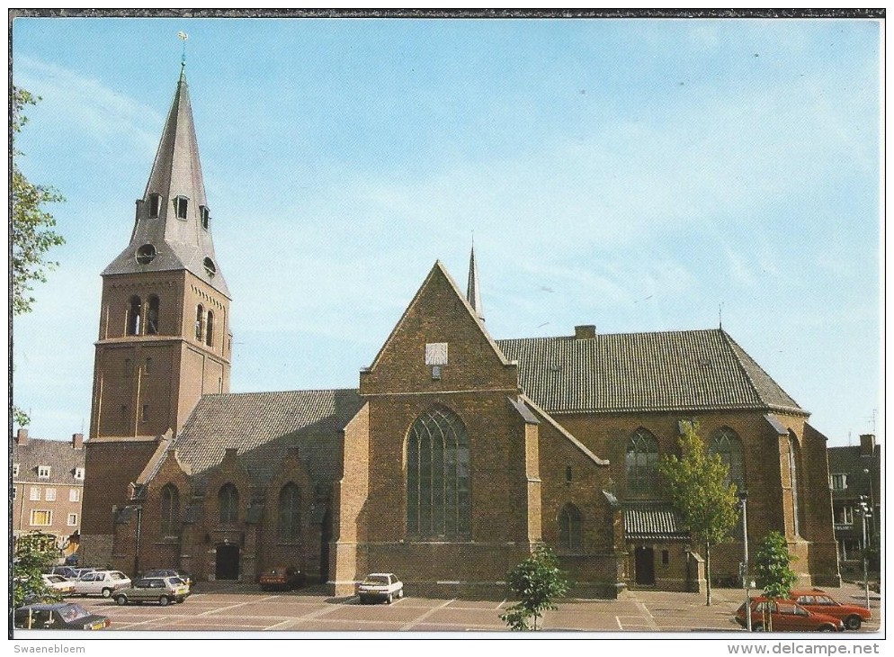 NL.- Ansichtkaart - Wageningen. Nederlands Hervormde Kerk. 2 Scans - Wageningen