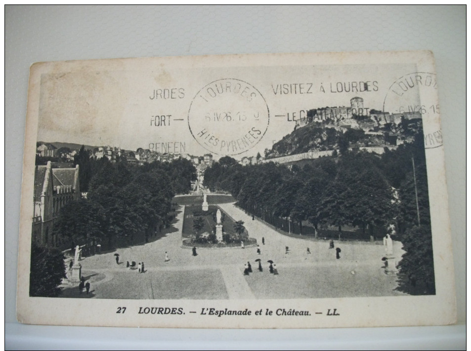 LOT H DE 70 CARTES POSTALES ANCIENNES DIFFERENTES SUR LOURDES SANS RELIGION TOUTES SCANNEES