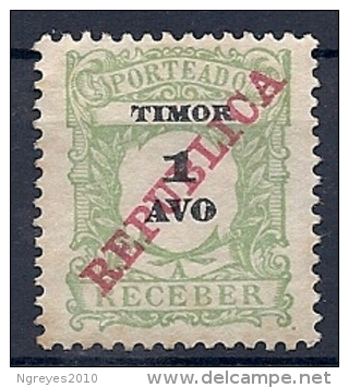 140014624  TIMOR  YVERT   TAXE   Nº   11  */MH - Timor