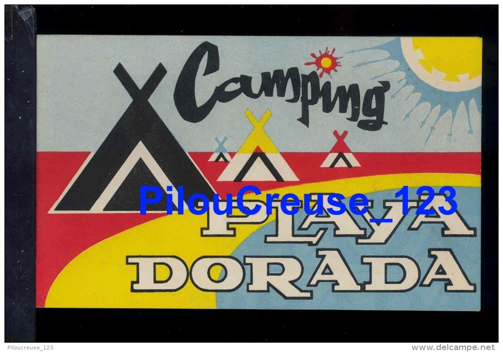 ESPAGNE - CAMPING PLAYA DORADA - 3 Scans - Spanien