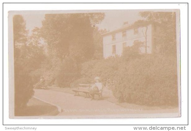 RP WESTCLIFF ON SEA  Chalkwell Park USED 1909 FADED ESSEX PHOTO CARD - Southend, Westcliff & Leigh