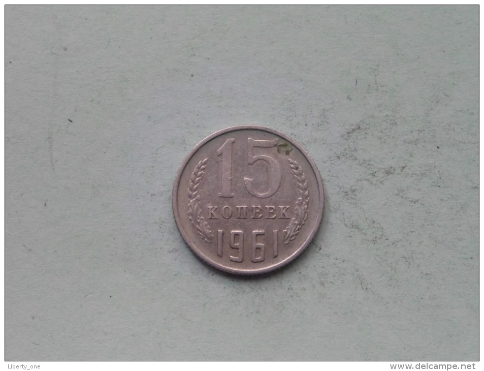 1961 - 15 Kopek / Y# 131 ( For Grade, Please See Photo ) !! - Russie