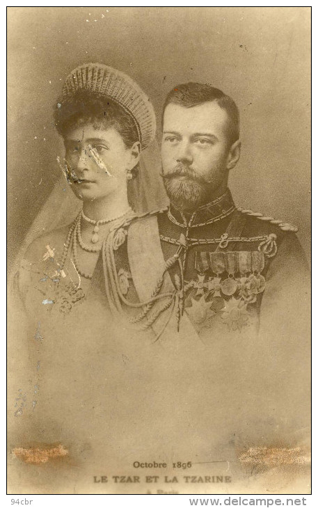 CPA (russie)   Le Tzar Et La Tzarine - Russie