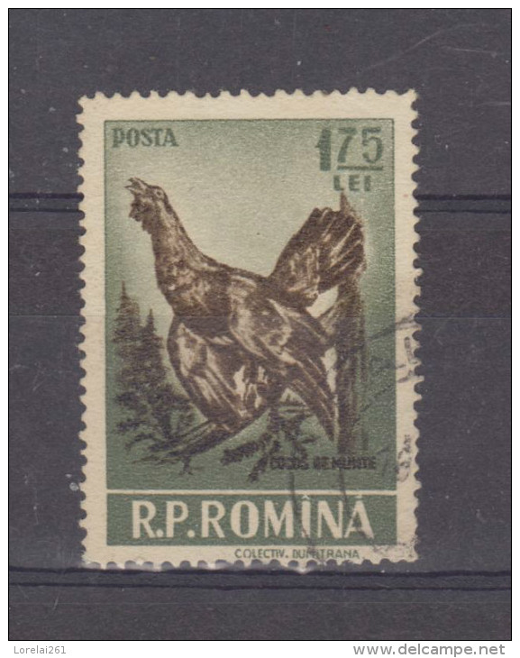 1956, GIBIERS,  YV No 1446  Et MI No1573  Coq De Bruyere / Tetrao Urogallus - Gebraucht