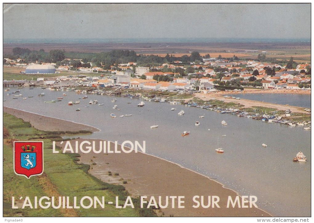 Cp , 85 , L'AIGUILLON-sur-MER - LA FAUTE-sur-MER , Le Port Et Le Lac - Other & Unclassified