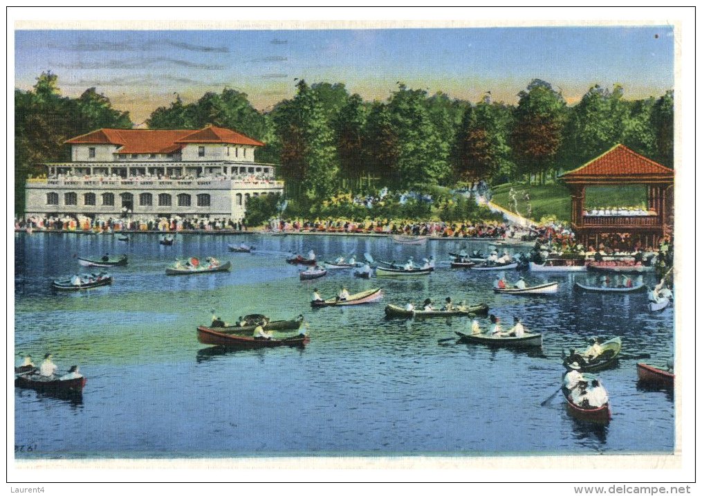 (328) USA - Canoeing In Buffalo (very Old Card) - Rudersport