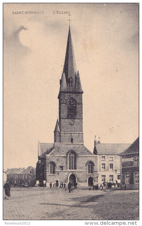 SAINT-GHISLAIN : L´église - Saint-Ghislain