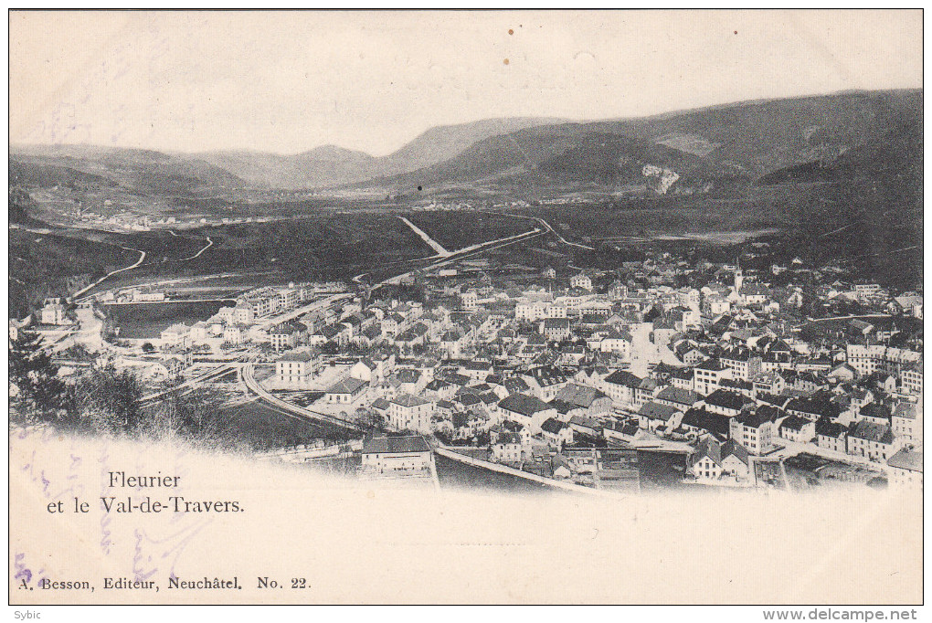 FLEURIER Et Le Val De Travers - Travers