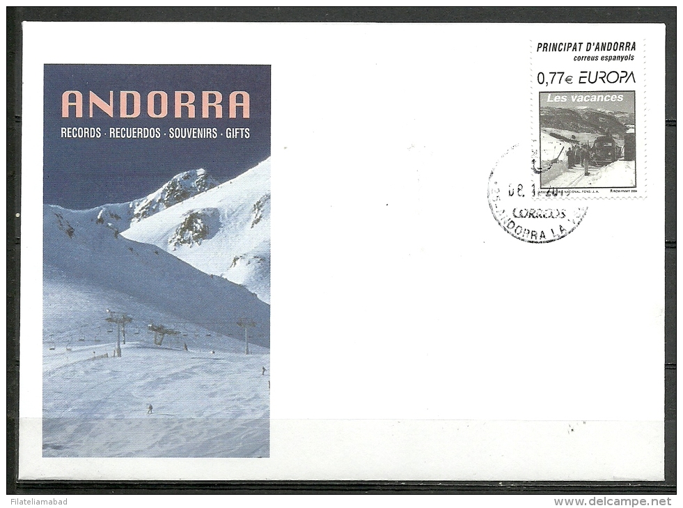 ANDORRA- SOBRE O SIMILAR RECUERDO FILATELICO CORREO ESPAÑOL  (C. S.3) - Enteros Postales & Prêts-à-poster