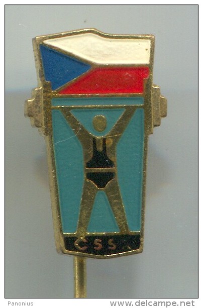 WEIGHTLIFTING - CSSR, Pin, Badge - Weightlifting