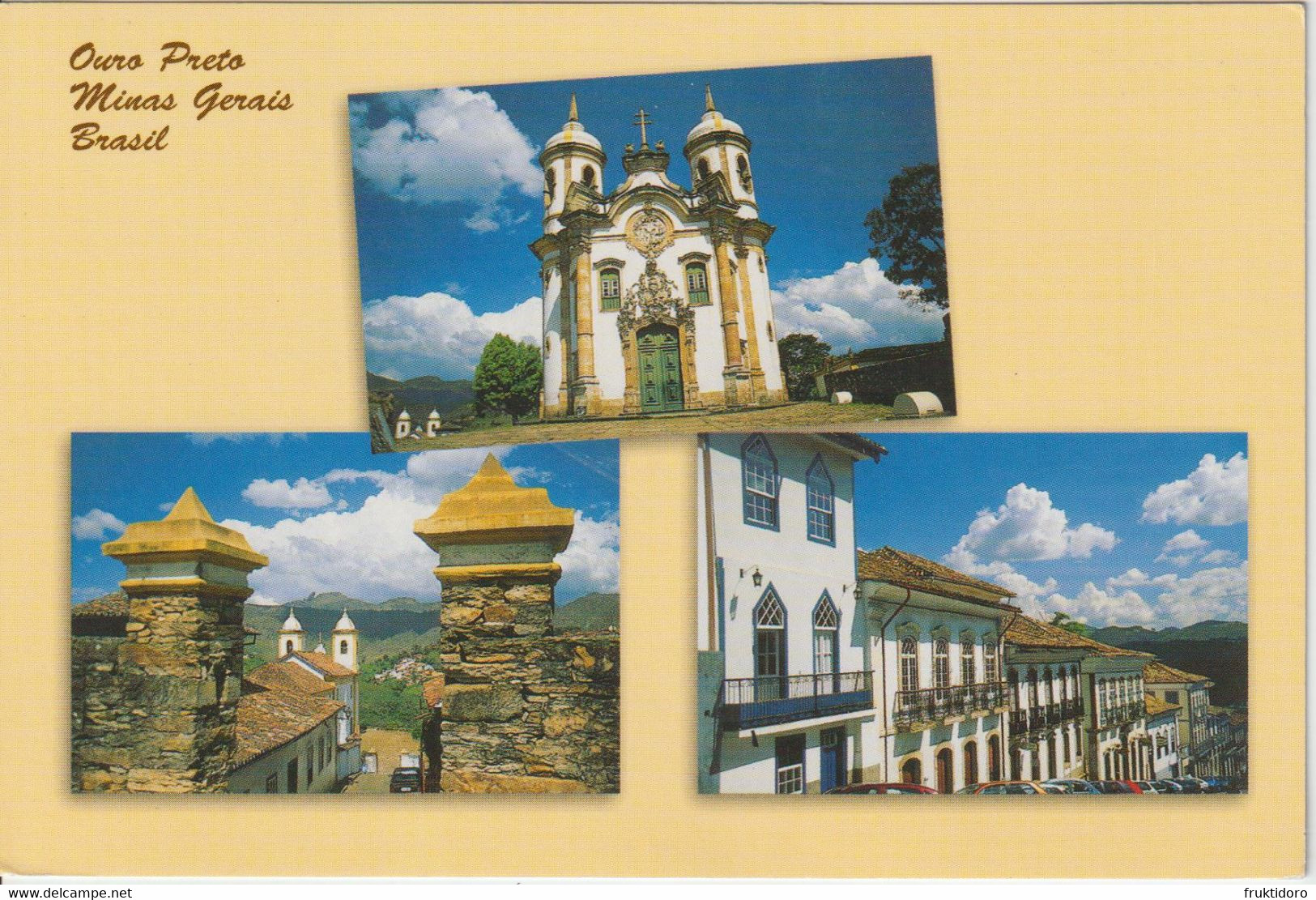 AKBR Ouro Preto - Minas Gerais - St Francis Of Assisi Church - Andere & Zonder Classificatie