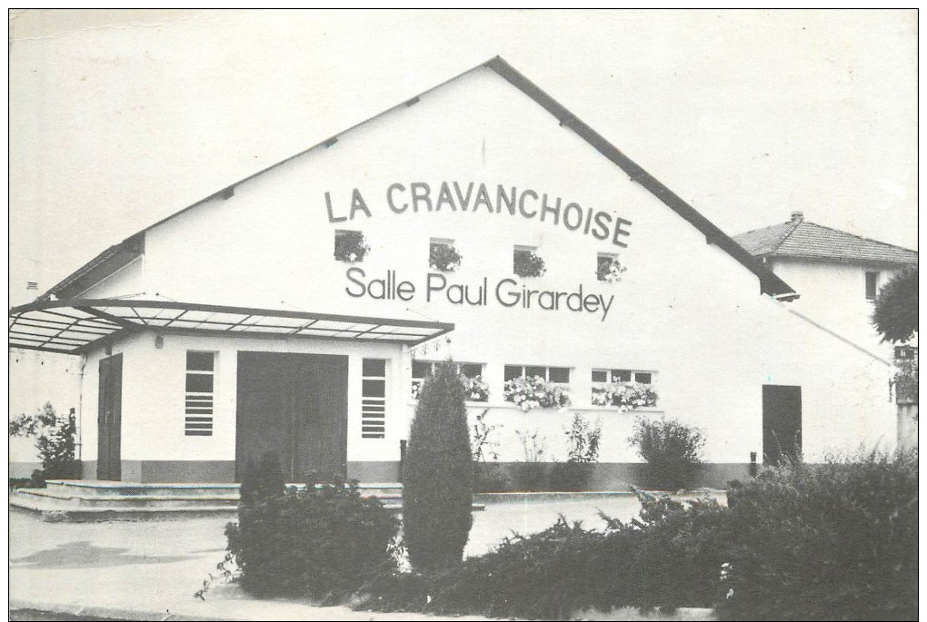 / CPSM FRANCE 90 "Cravanche, La Cravanchoise, Salle Paul Girardey" - Autres & Non Classés