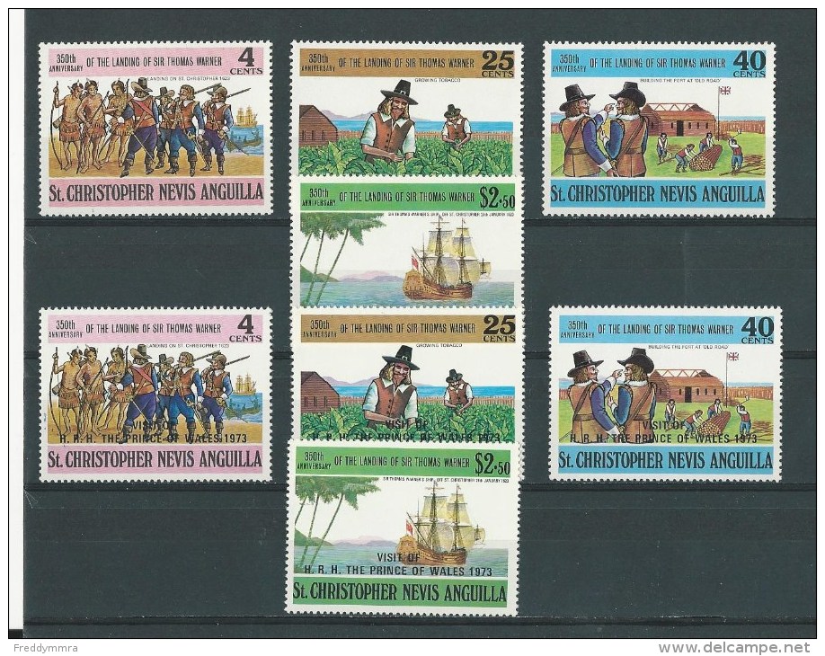 St-Christopher-Nevis-Anguilla: 272/ 275 + 279/ 282 ** - St.Kitts-et-Nevis ( 1983-...)
