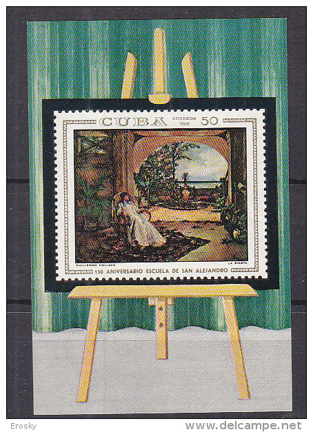 B0970 - CUBA BF  Yv N°32 ** TABLEAUX - Hojas Y Bloques