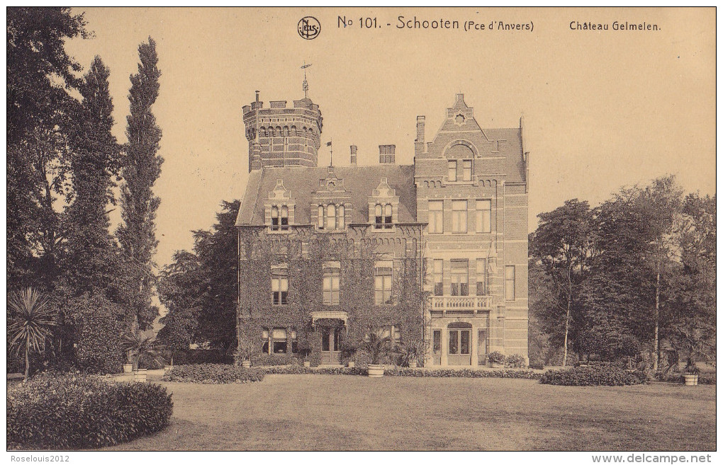 SCHOTEN / SCHOOTEN : Château Gelmelen - Schoten