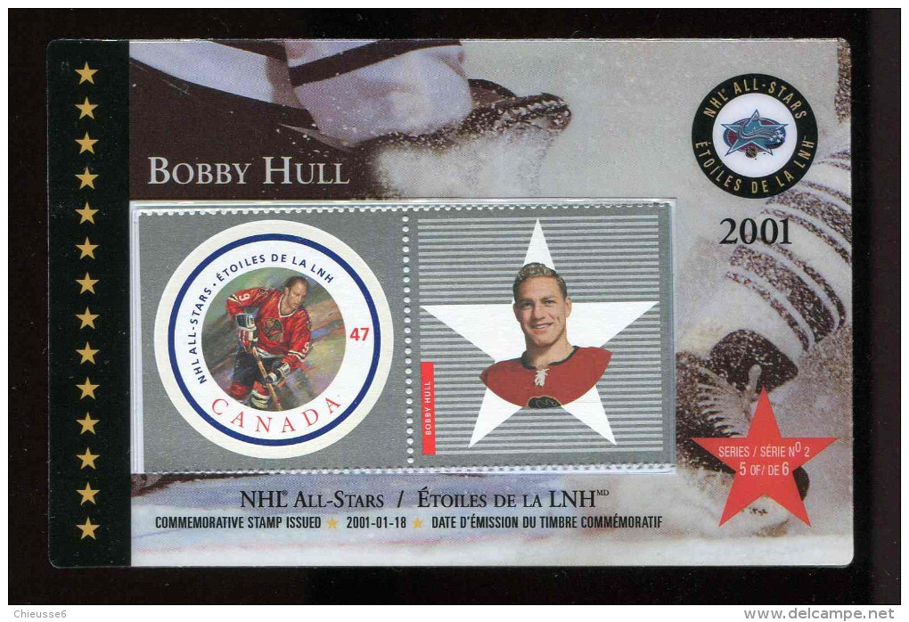 Canada **   N° 1861 - Bobby Hull -  ( Thematic Collection Catalogue Du Canada -  101 C - ) - Hojas Bloque