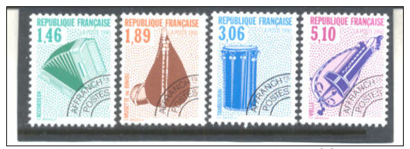 France - Préoblitérés N° 206 à 209 Neufs ** Sans Charnière - C: 7,00 € - 1989-2008