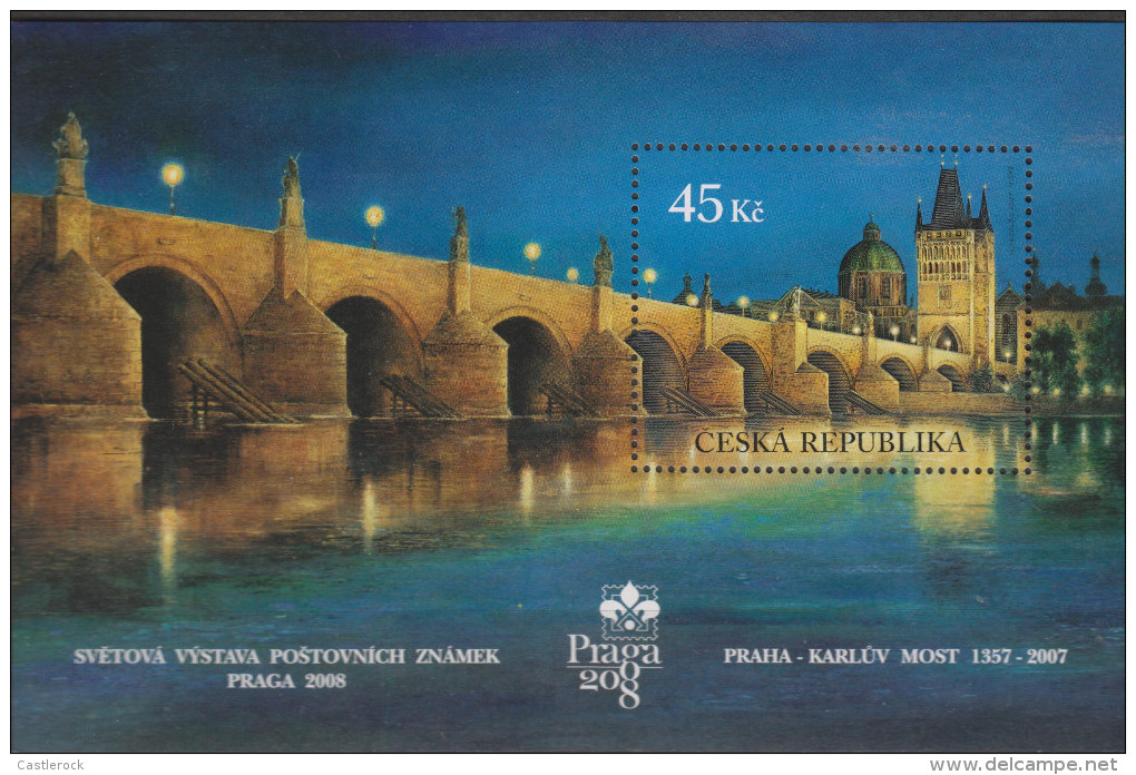 RO)2008 CZECH REPUBLIC, BRIDGES, SOUVENIR, MNH - Nuevos