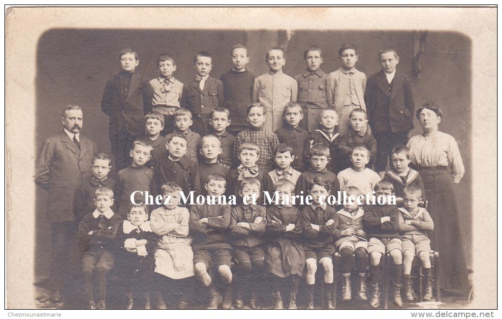 CPA PHOTO DE CLASSE PHOTOGRAPHE CALUIRE RHONE 619 - Ecoles