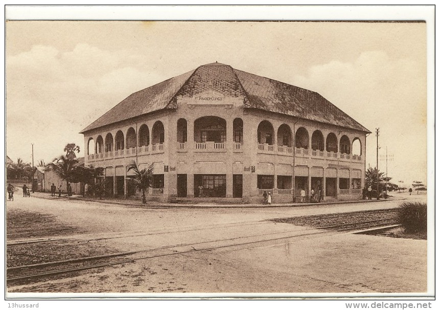 Carte Postale Ancienne Congo - Pointe Noire. "La France Congo", Dépot De Journeaux, Photos, Livres - Pointe-Noire