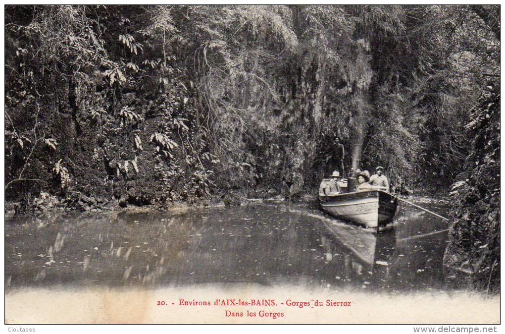 73)  LES GORGES DU SIERROZ - CIRCULEE  PETITS DEFAUTS - Aix Les Bains