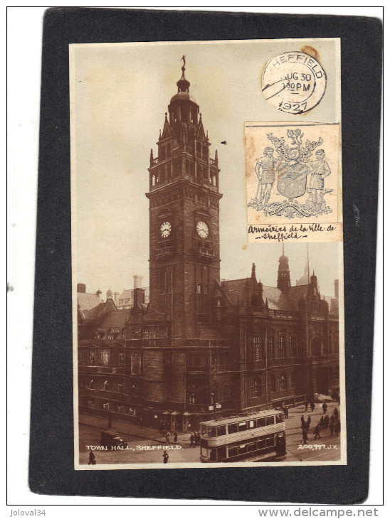 Royaume Uni -  Town Hall, SHEFFIELD - Collage - Sheffield