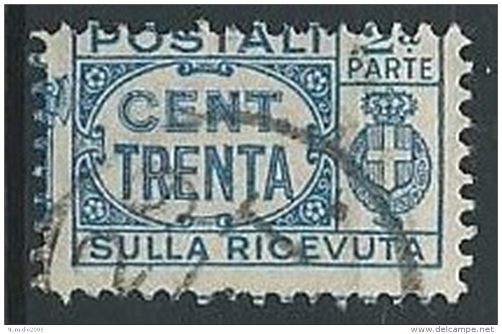 1927-32 REGNO USATO PACCHI POSTALI 30 CENT SEZIONE - ED593-3 - Colis-postaux