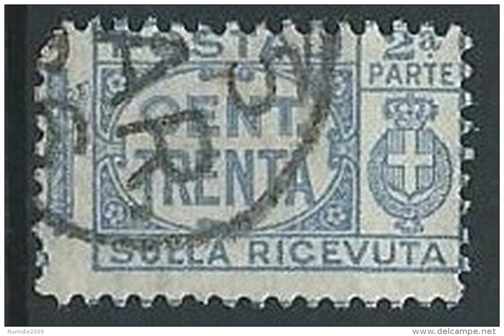 1927-32 REGNO USATO PACCHI POSTALI 30 CENT SEZIONE - ED593-4 - Pacchi Postali