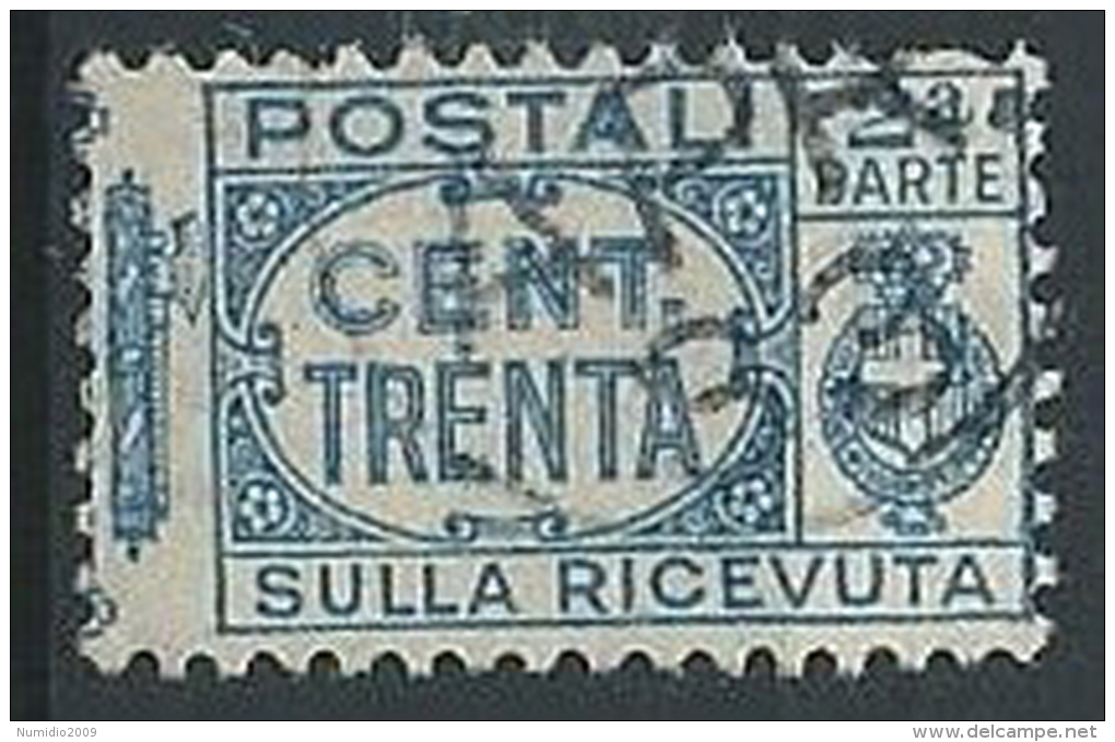 1927-32 REGNO USATO PACCHI POSTALI 30 CENT SEZIONE - ED593-6 - Colis-postaux