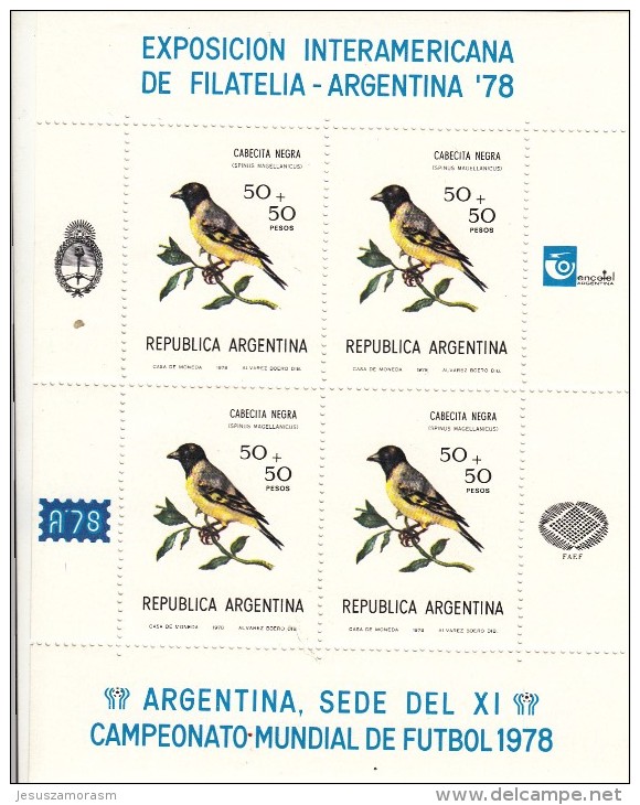 Argentina Nº 1123 Al 1127 En Hojas De Cuatro Series - Neufs