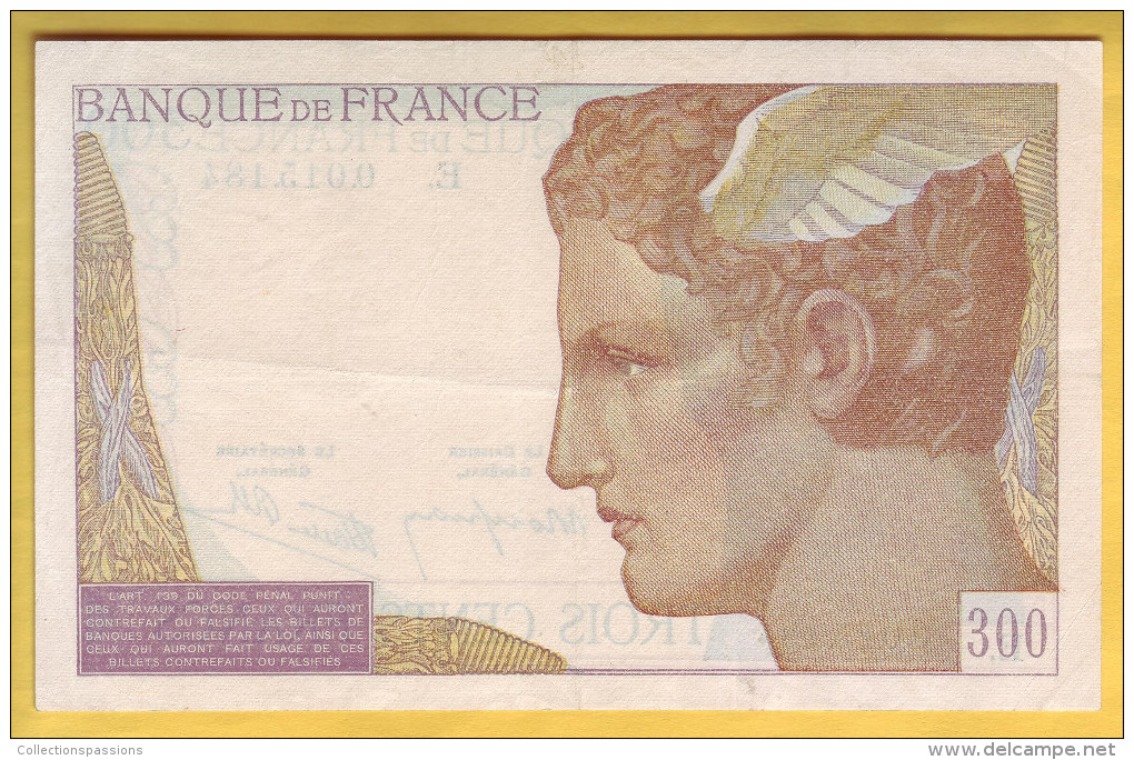 BILLET FRANCAIS - 300 Francs 1938 TTB+ - 300 F 1938-1939