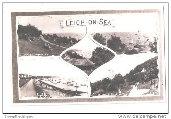 ESSEX LEIGH ON SEA MULTIVIEW POSTCARD Nr Southend ESSEX UNUSED - Southend, Westcliff & Leigh