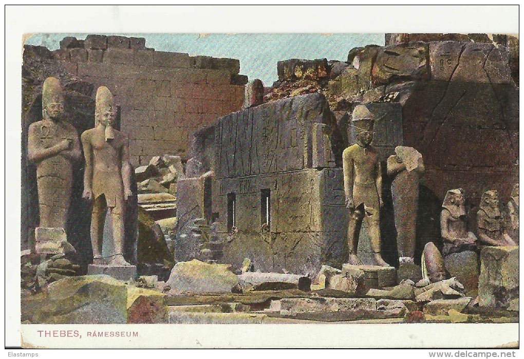 =AK EGYPTEN  THEBS 1914 - Pyramiden